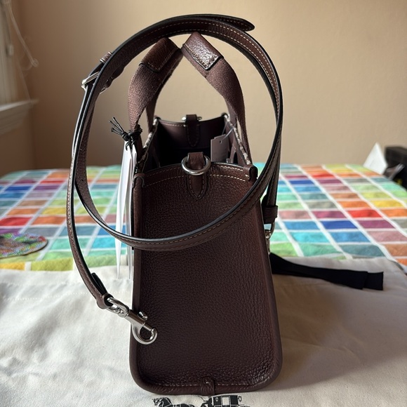 💼 COACH Smith Tote Bag 24 In Signature Jacquard 💼 NWT 💼 - Picture 11 of 16